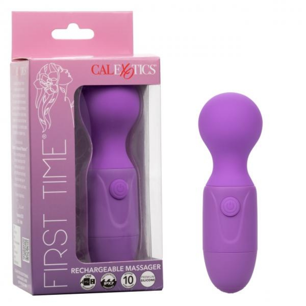 First Time Rechargeable Massager - Purple Comfort