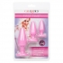 First Time Crystal Booty Kit Pink - Anal Trainer Kits