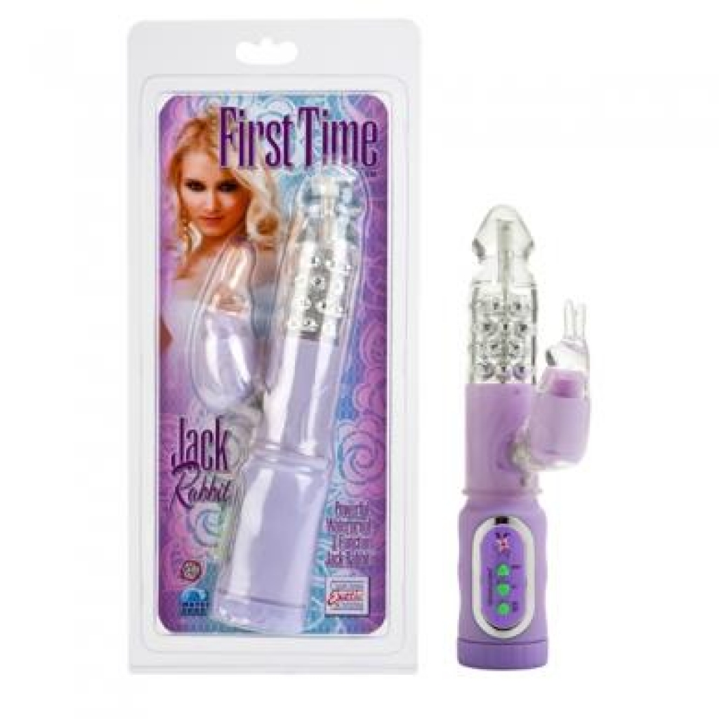 First Time Jack Rabbit Purple - Rabbit Vibrators