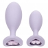 First Time Love Crystal Booty Duo Purple - Anal Trainer Kits