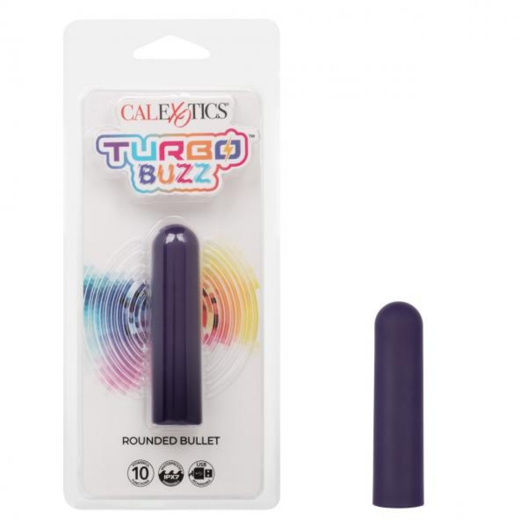 Turbo Buzz Round Bullet Purple - Bullet Vibrators