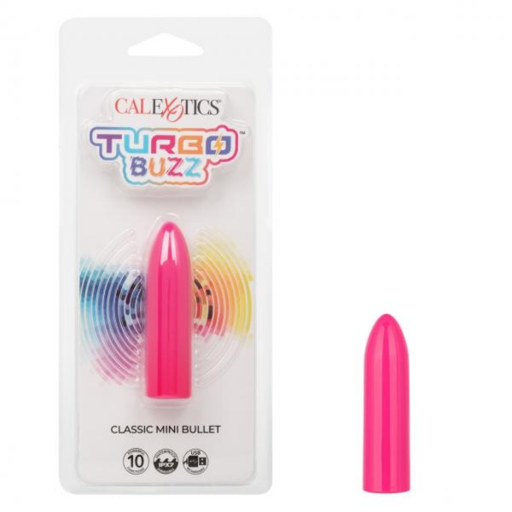 Turbo Buzz Classic Mini Bullet Pink - Bullet Vibrators