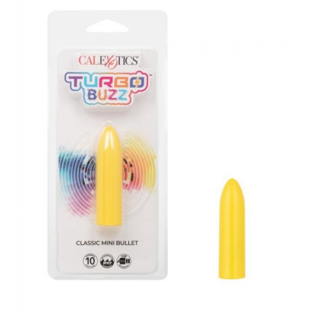 Turbo Buzz Classic Mini Bullet Yellow - Bullet Vibrators