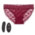 Remote Control Lace Panty Set S/M - Burgundy