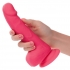 Neon Silicone Studs 6in Pink - Realistic Dildos & Dongs