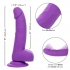 Neon Silicone Studs - 6in Purple