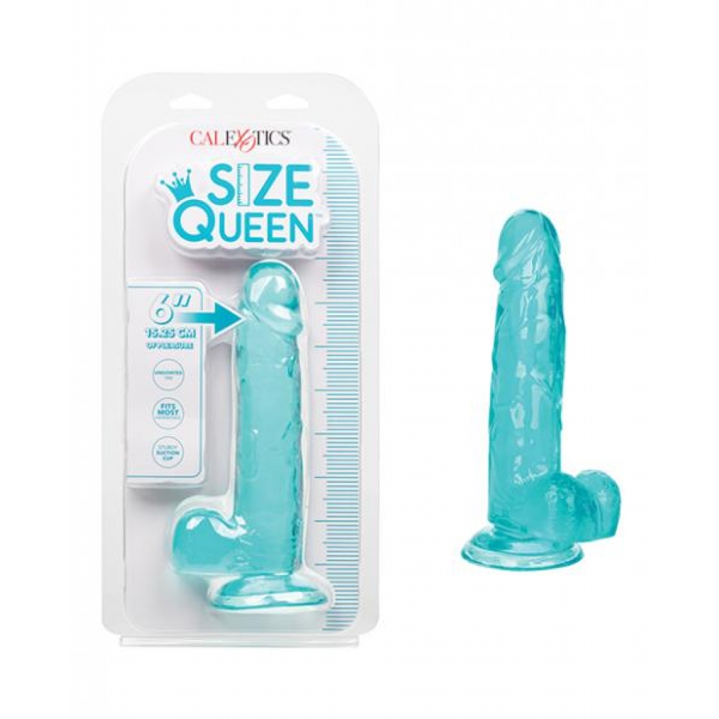 Size Queen 6in Blue - Realistic Dildos & Dongs