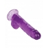Size Queen 8in Purple - Realistic Dildos & Dongs