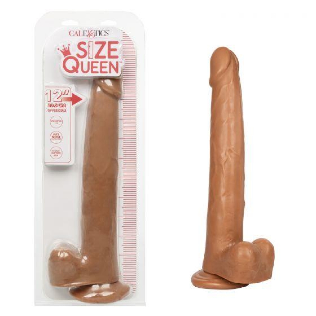 Size Queen 12in Brown - Realistic Dildos & Dongs