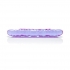 Reflective Gel Veined Double Dong - 12 inches - Purple