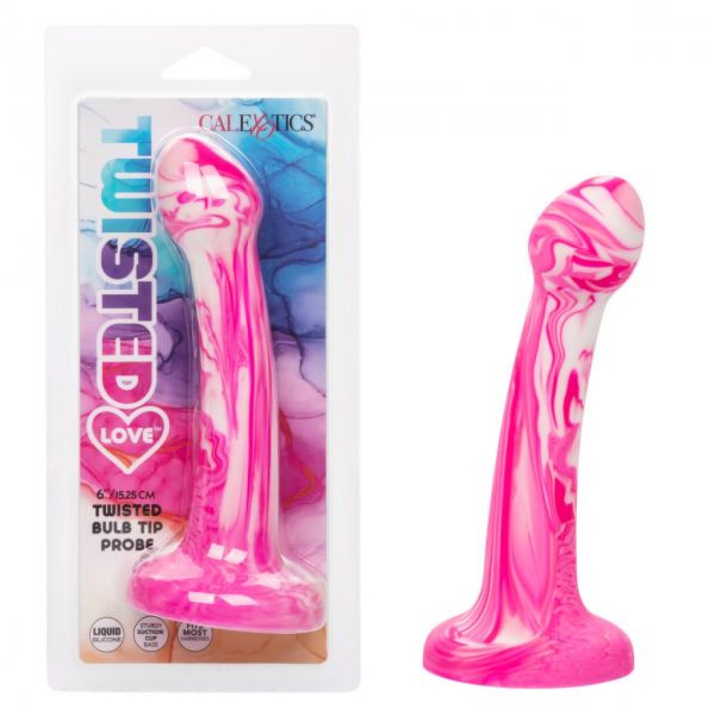 Twisted Love Twisted Bulb Tip Probe in Pink