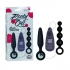 Booty Call Booty Vibro Kit Black - Anal Probes