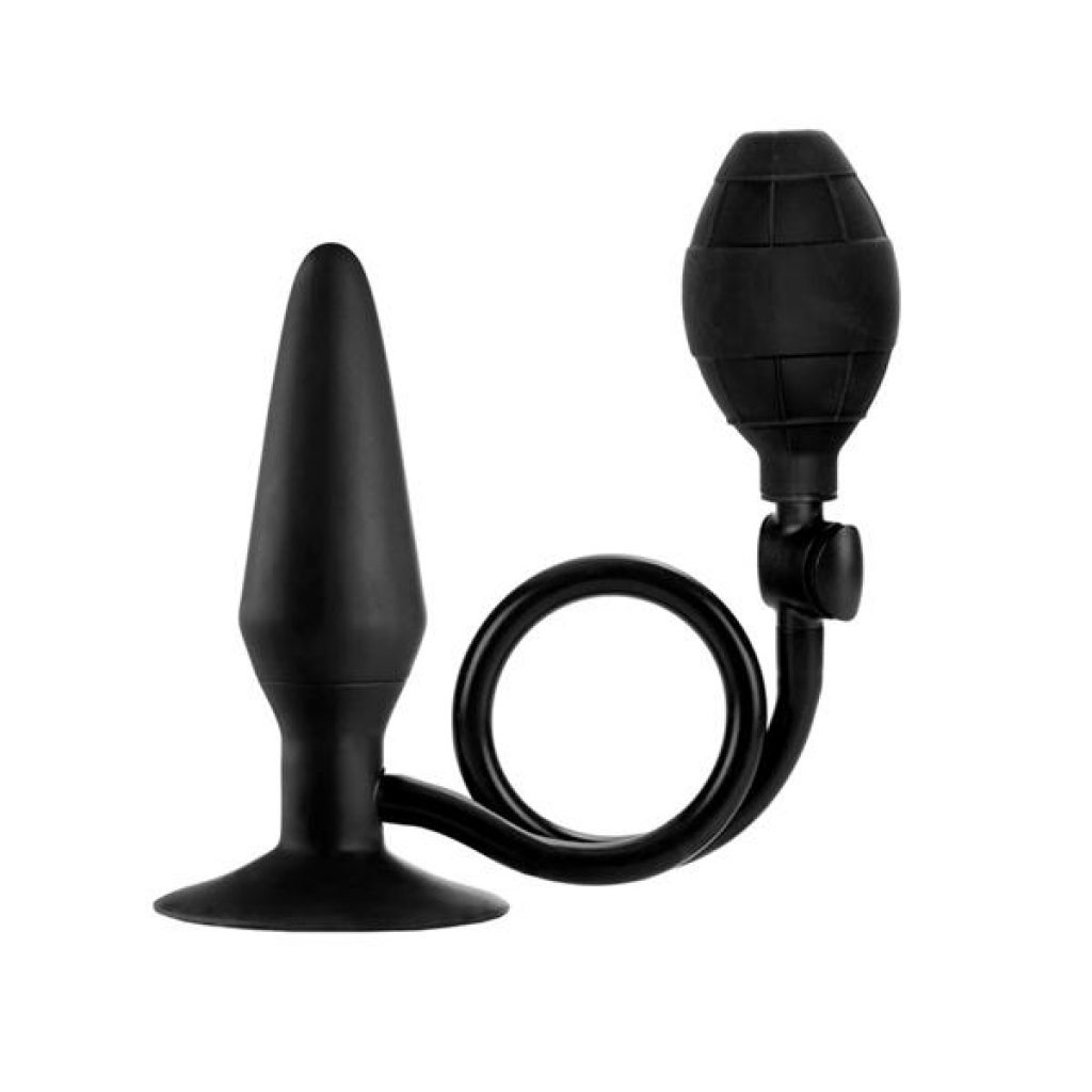 Booty Pumper Medium Black Inflatable Plug - Anal Plugs