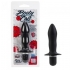 Booty Rocket 10 Functions Silicone Waterproof Probe - Black - Anal Plugs