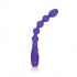 Booty Call Booty Bender Purple Vibrating Beads - Anal Beads