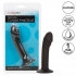 Silicone Curved Anal Stud: Black Pleasure Toy