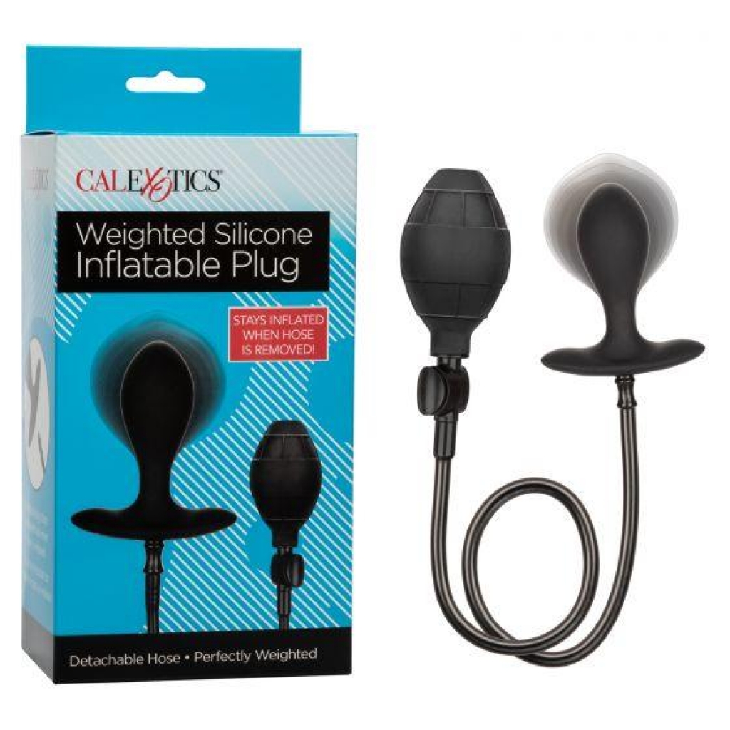 Weighted Silicone Inflatable Butt Plug - Anal Plugs