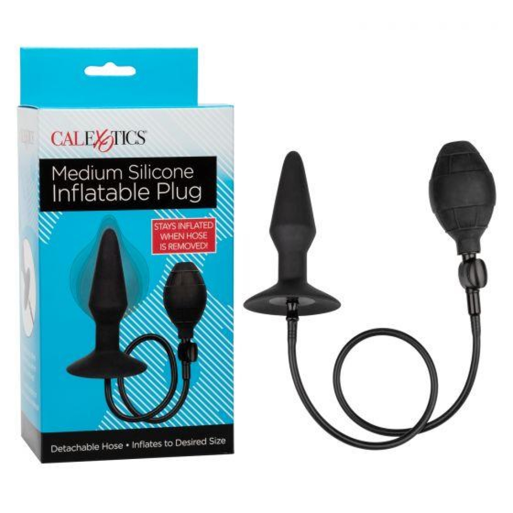 Cal Exotics Silicone Inflatable Butt Plug - Medium