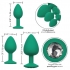 Cheeky Gems 3pc Set Green - Anal Trainer Kits