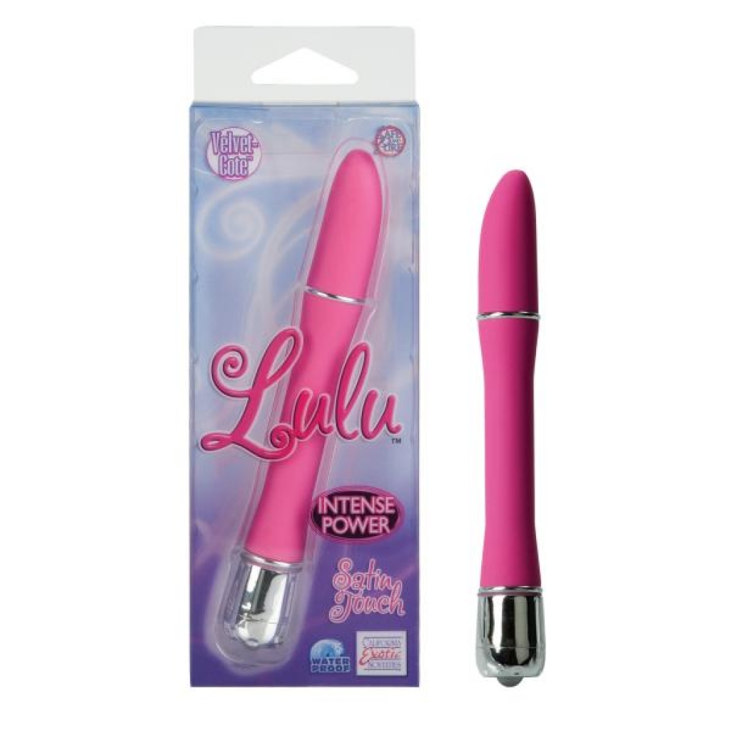 Lulu Satin Touch Vibe - Pink - Modern Vibrators