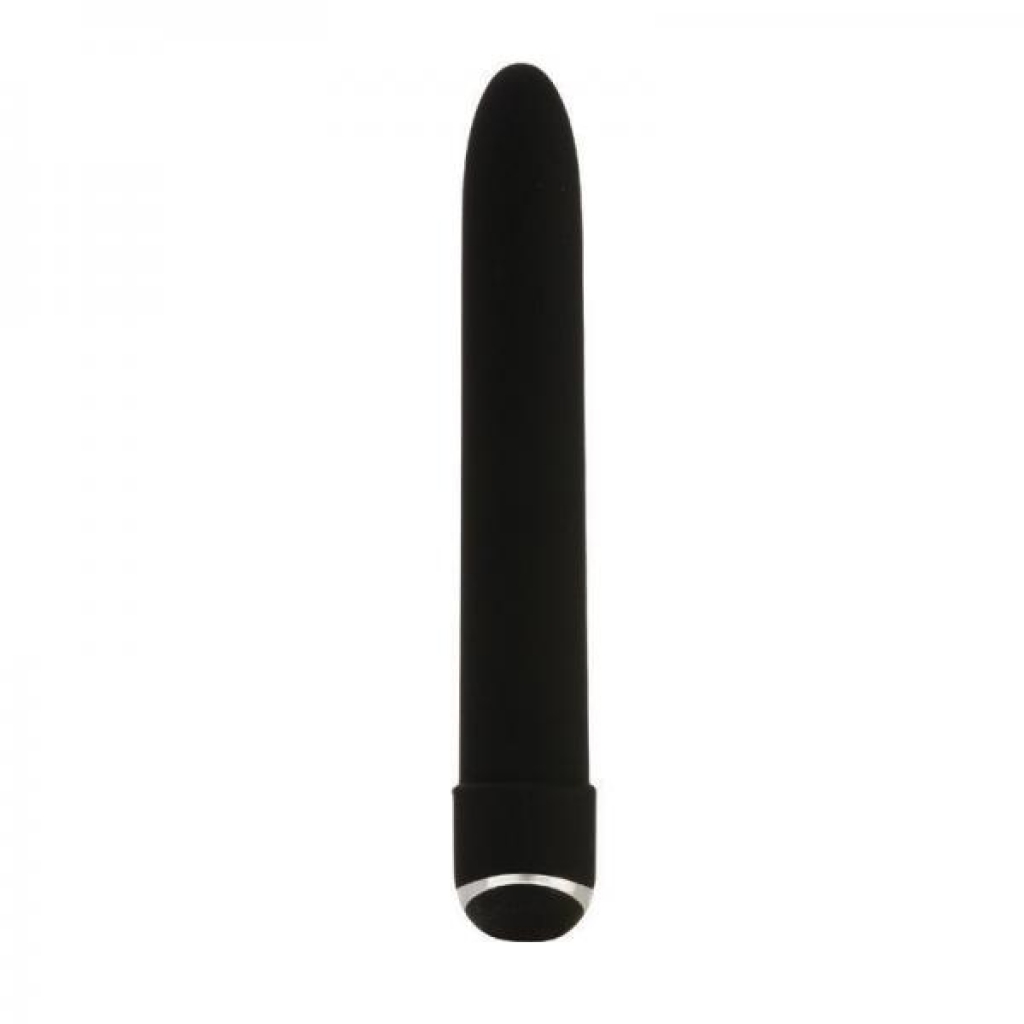 7 Function Classic Chic Standard Black Vibrator - Traditional