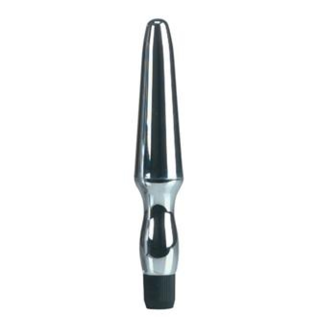 Vibrating Waterproof Anal Probe Silver - Anal Probes