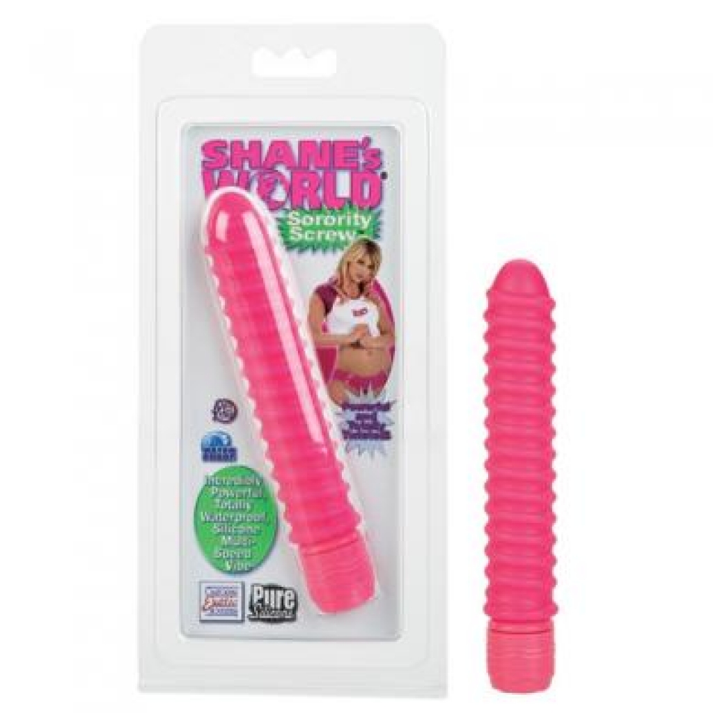 Shane's Sorority Screw Silicone Pink - Modern Vibrators