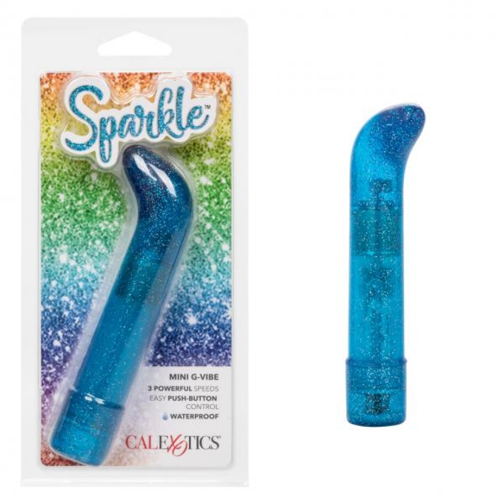 Sparkle Mini G-vibe Blue - G-Spot Vibrators