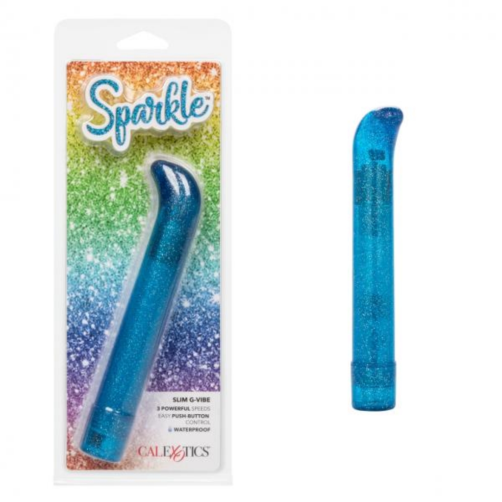 Sparkle Slim G-vibe Blue - G-Spot Vibrators