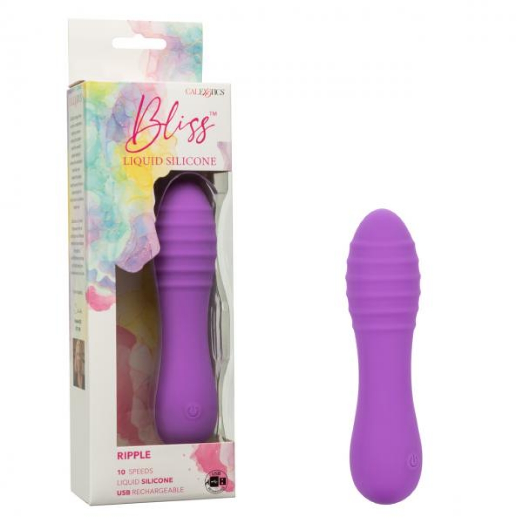 Bliss Liquid Silicone Ripple - Bullet Vibrators