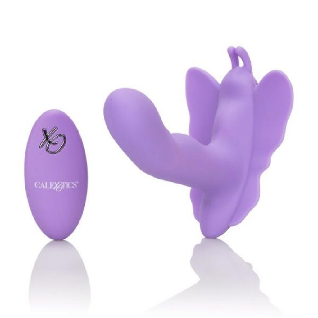 Venus Butterfly Remote Rocking Penis Purple Vibrator - G-Spot Vibrators Clit Stimulators