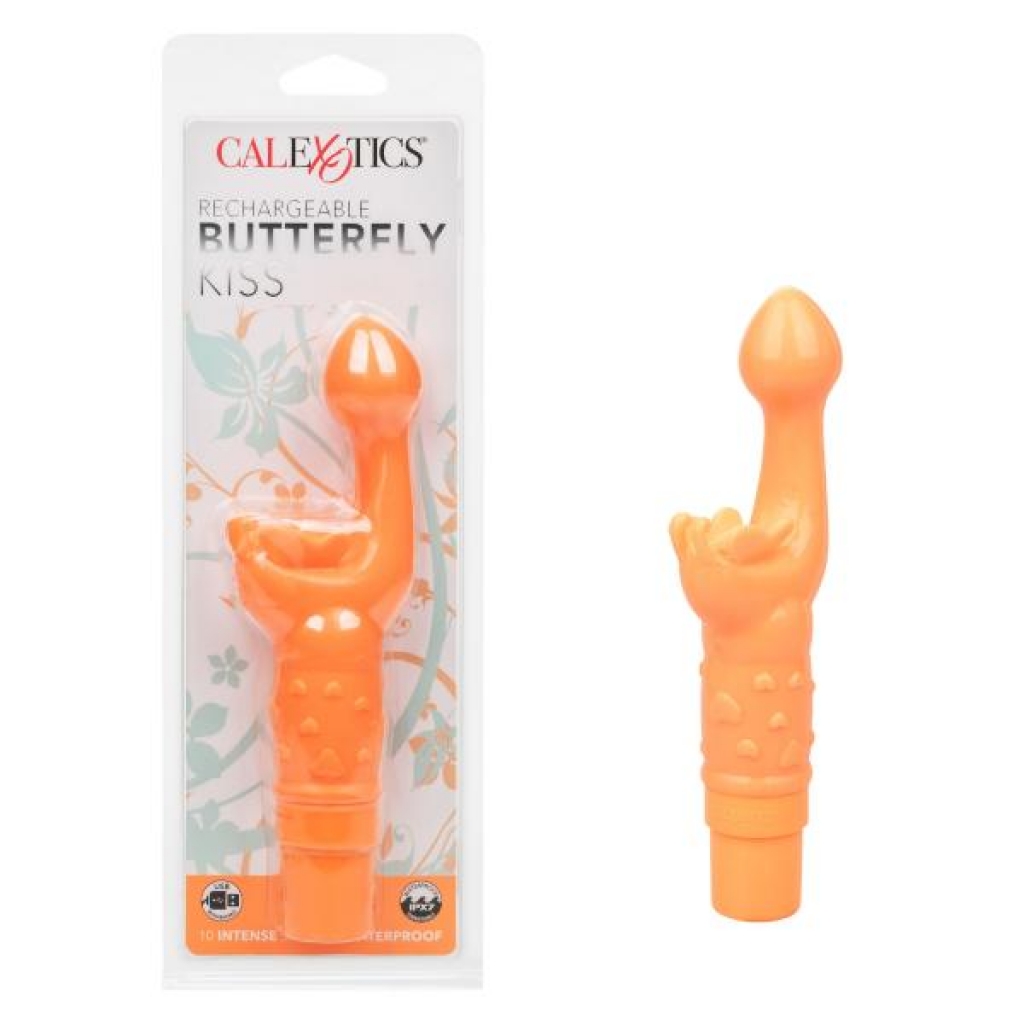 Rechargeable Butterfly Kiss Orange - G-Spot Vibrators
