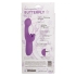 Rechargeable Butterfly Kiss Purple Vibrator - G-Spot Vibrators Clit Stimulators