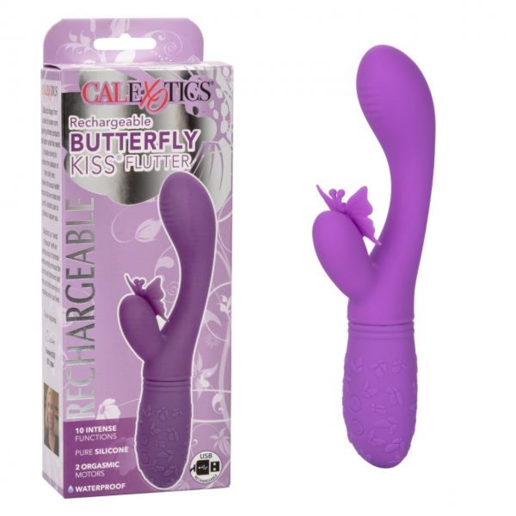 Butterfly Kiss Flutter Purple - Rabbit Vibrators