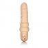 Power Stud Curvy Vibrating Dildo - Beige