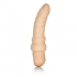 Power Stud Curvy Vibrating Dildo - Beige