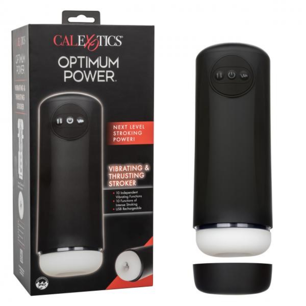 Optimum Power Vibrating & Thrusting Stroker - Fleshlight