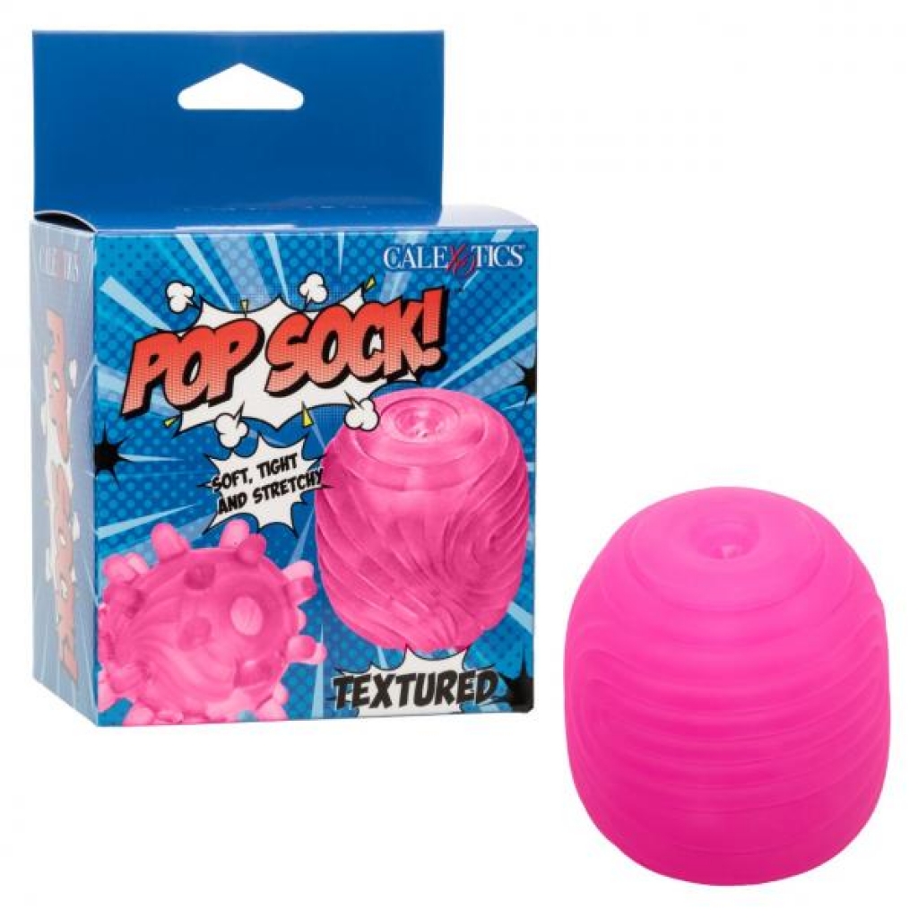 Pop Sock! Textured Pink - Masturbation Sleeves