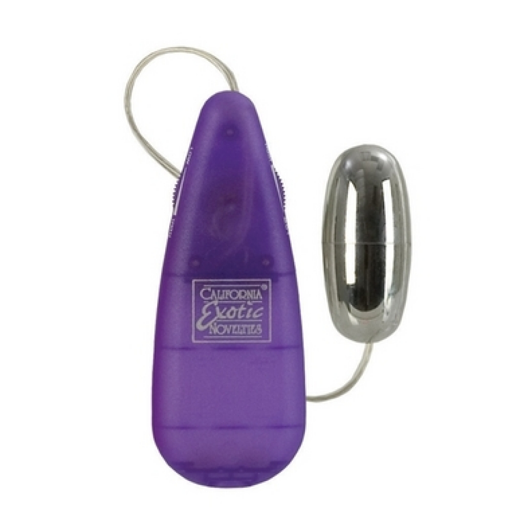 Teardrop Bullet With Purple Controller - Bullet Vibrators