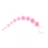 X 10 Beads Graduated Anal Beads 11 Inch - Pink