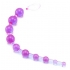 X 10 Beads Graduated Anal Beads 11 Inch - Purple - Anal Beads