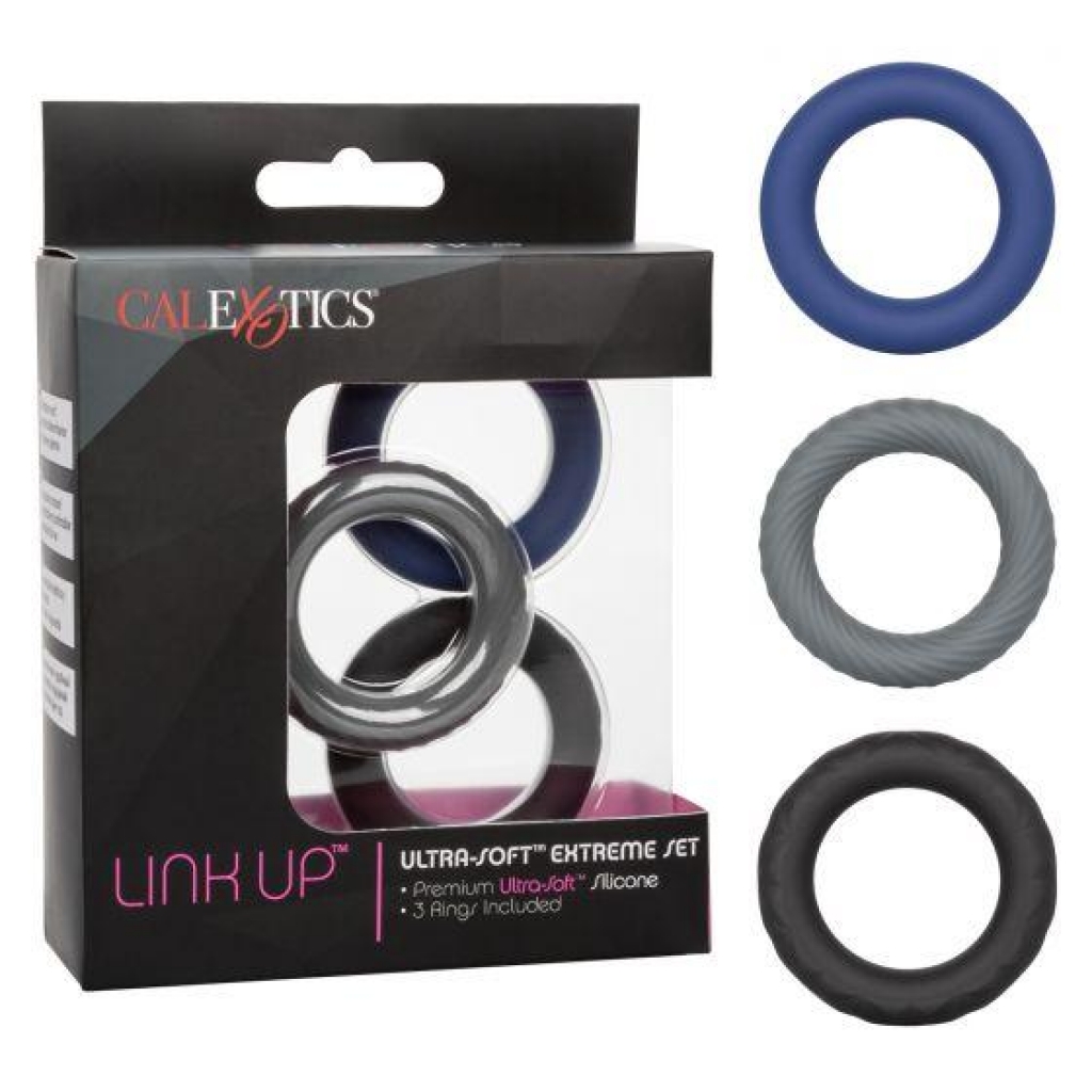 Link Up Ultra-soft Extreme Set - Couples Penis Rings