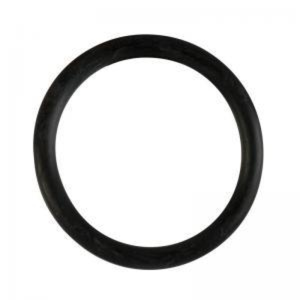 Black Rubber Cock Ring - Large - Classic Penis Rings