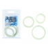 Rubber Ring - White 3 Piece Set - Cock Ring Trios