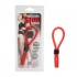 Silicone Stud Lasso - Red - Adjustable & Versatile Penis Rings