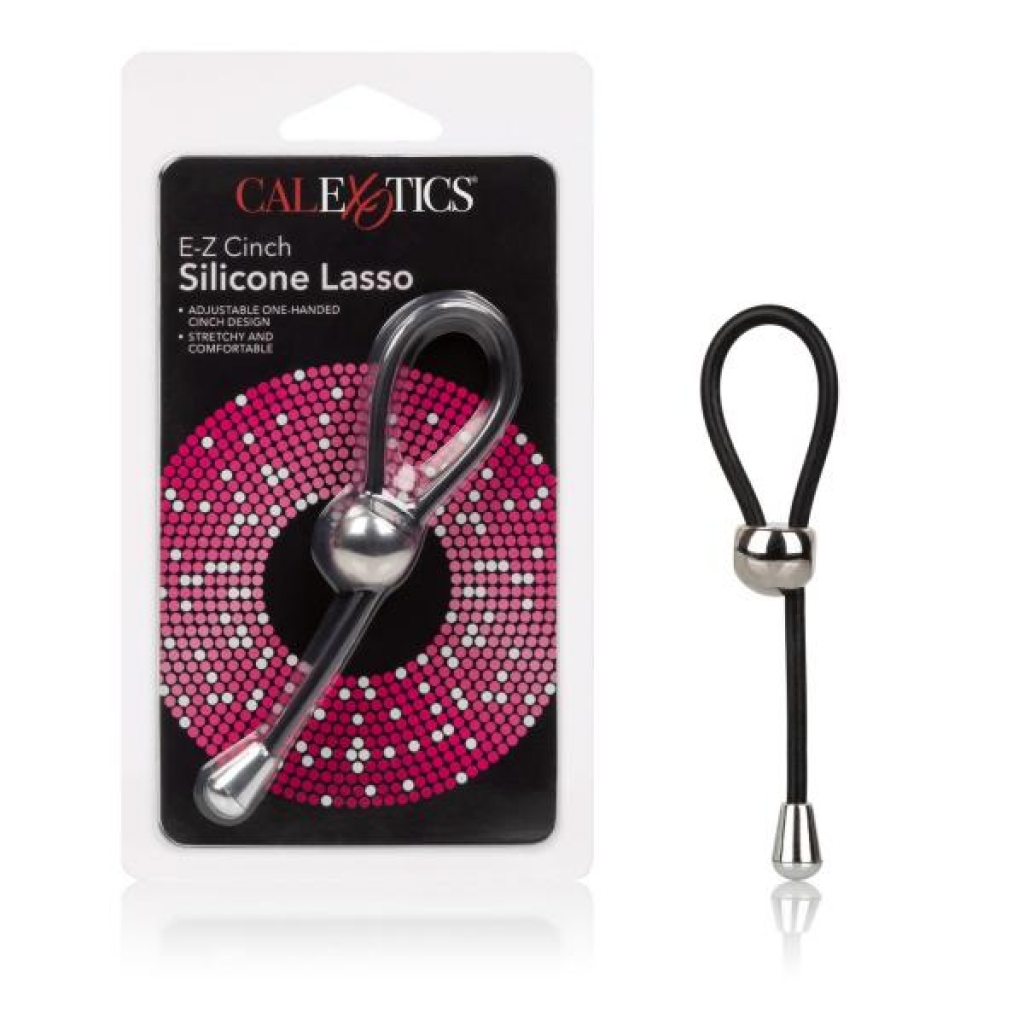 E-Z Cinch Silicone Lasso Cock Ring - Enhanced Pleasure