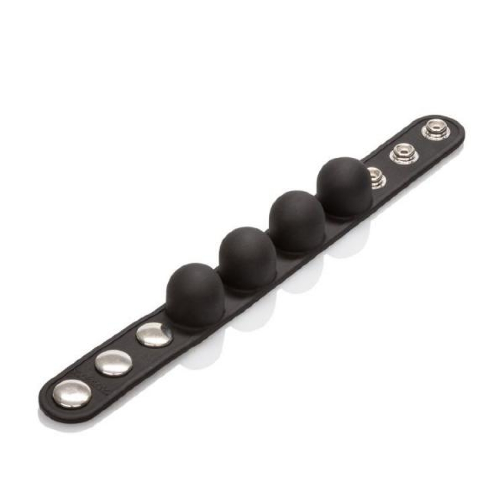 Weighted Ball Stretcher Silicone Black - Mens Cock & Ball Gear