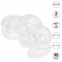 Set Of 3 Silicone Stacker Rings Clear - Cock Ring Trios