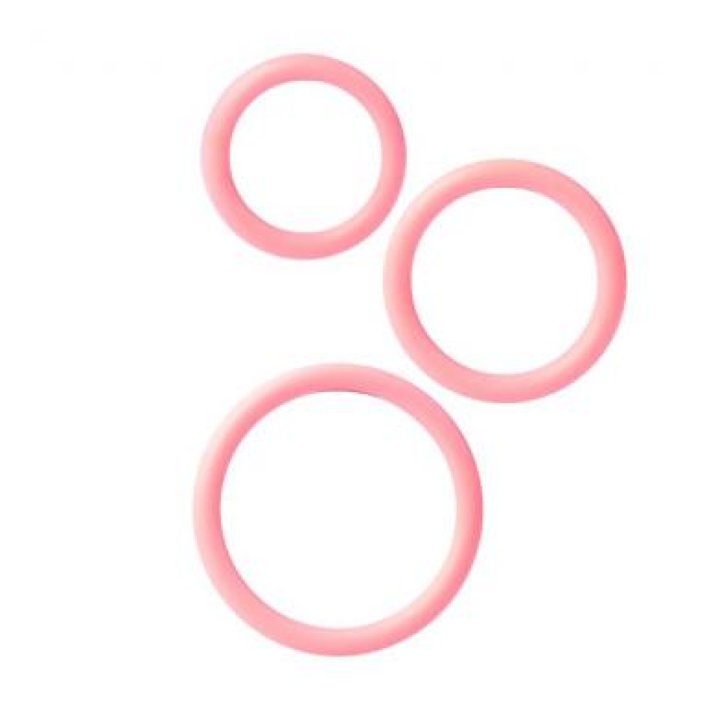 Silicone Support Rings - Ivory - Cock Ring Trios