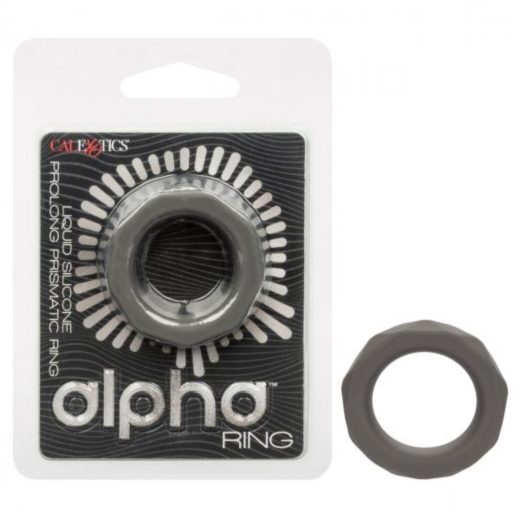 Alpha Liquid Silicone Prolong Prismatic Ring - Classic Penis Rings